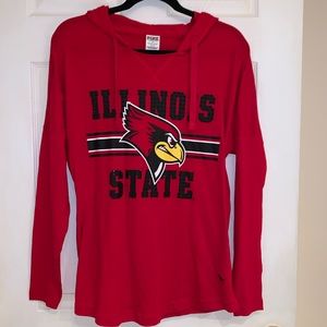 PINK Victoria's Secret Red Illinois State Cardinal Hoodie